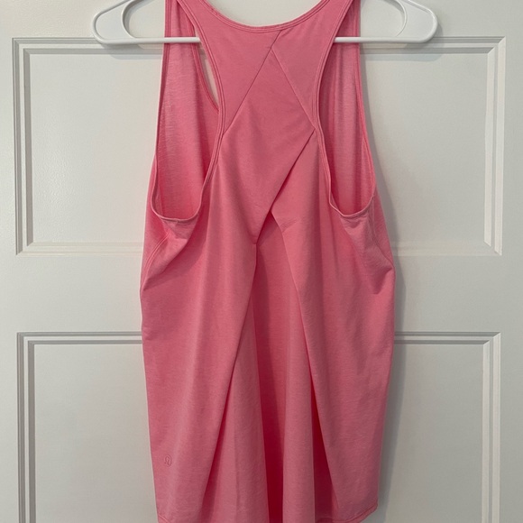 Lululemon Essential Tank Top Pleated Azalea Pink - Picture 5 of 6